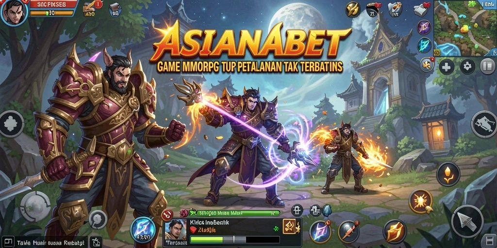 Tampilan gameplay ASIANABET yang menakjubkan dan penuh aksi.