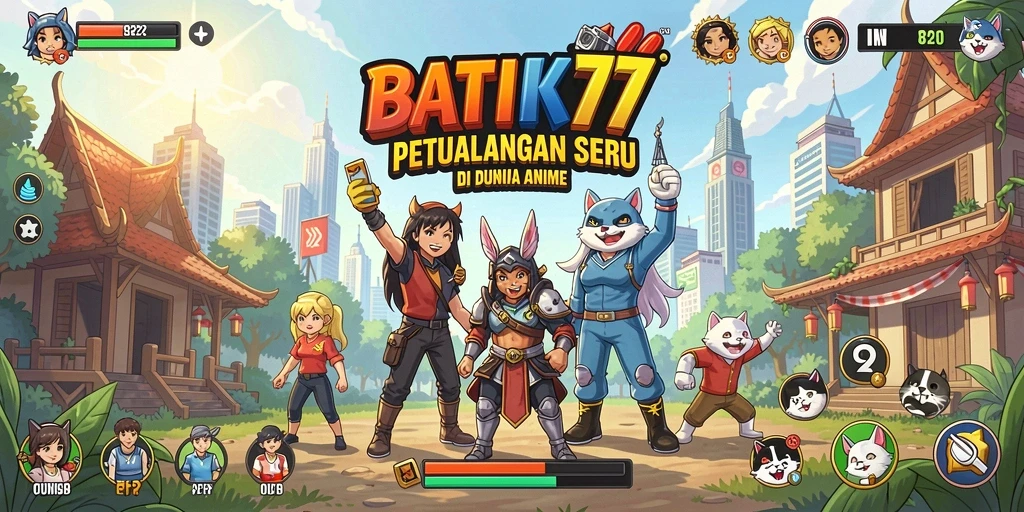 Gameplay seru BATIK77 dengan karakter Anime yang menarik.