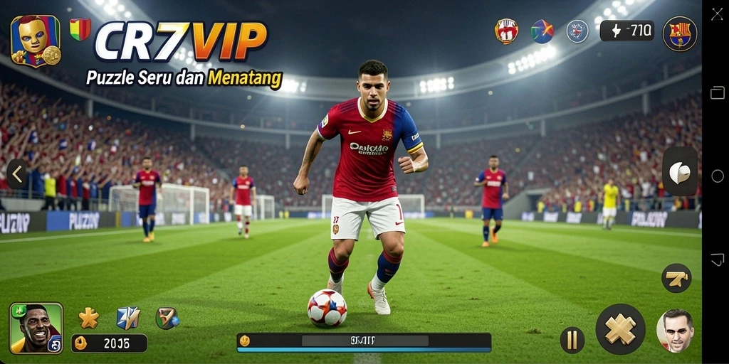 Tangkapan layar menunjukkan gameplay menarik dari CR7VIP dengan teka-teki yang menantang.