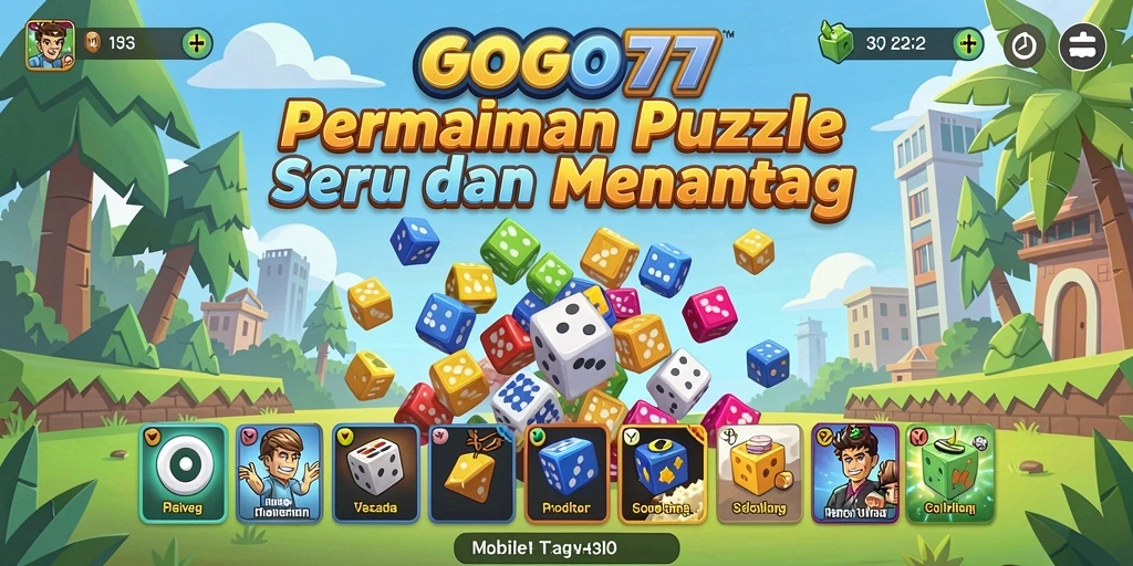Tampilan seru dan menantang dari gameplay GOGO77.