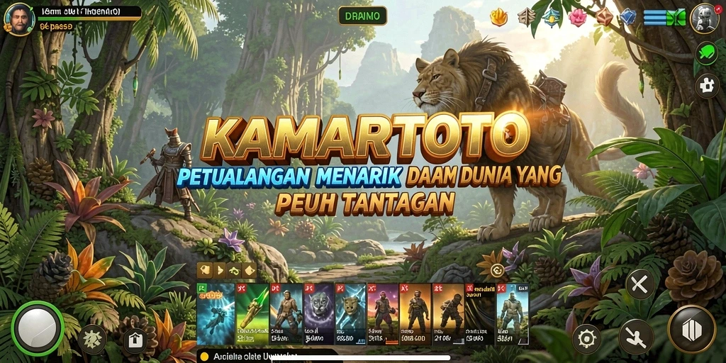 Tangkapan layar utama menampilkan gameplay KAMARTOTO yang mendebarkan.