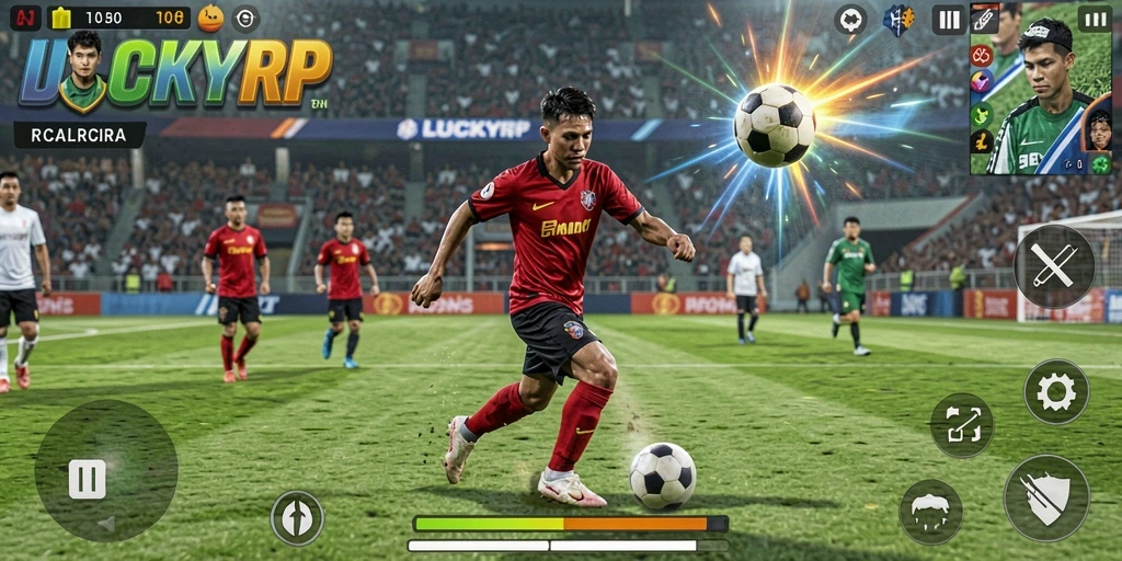 Tampilan gameplay LUCKYRP yang memukau dan menegangkan.