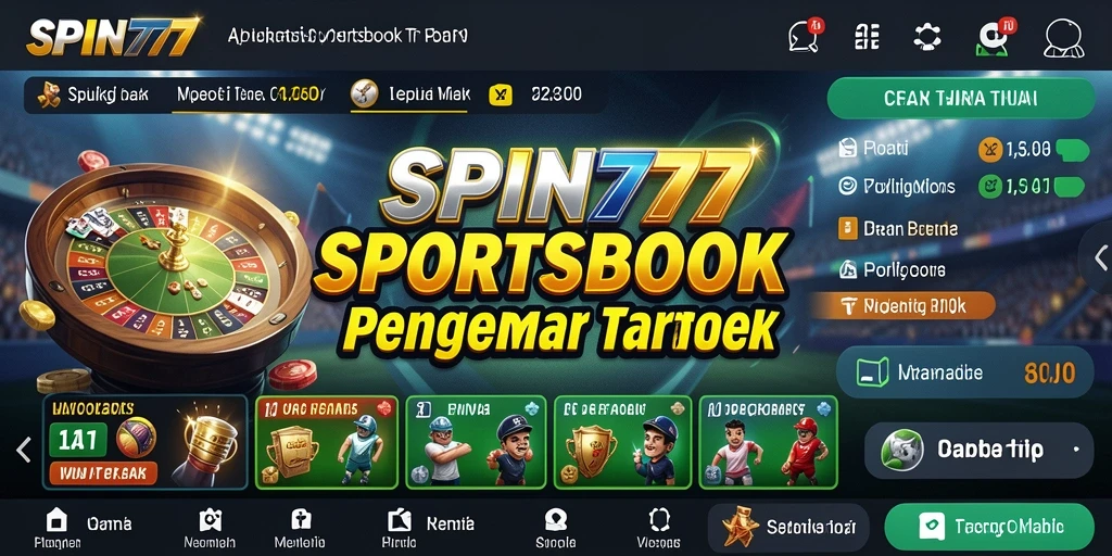 Tampilan menarik dari gameplay Sportsbook SPIN777.